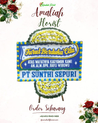 Papan Bunga Duka di Bandara
